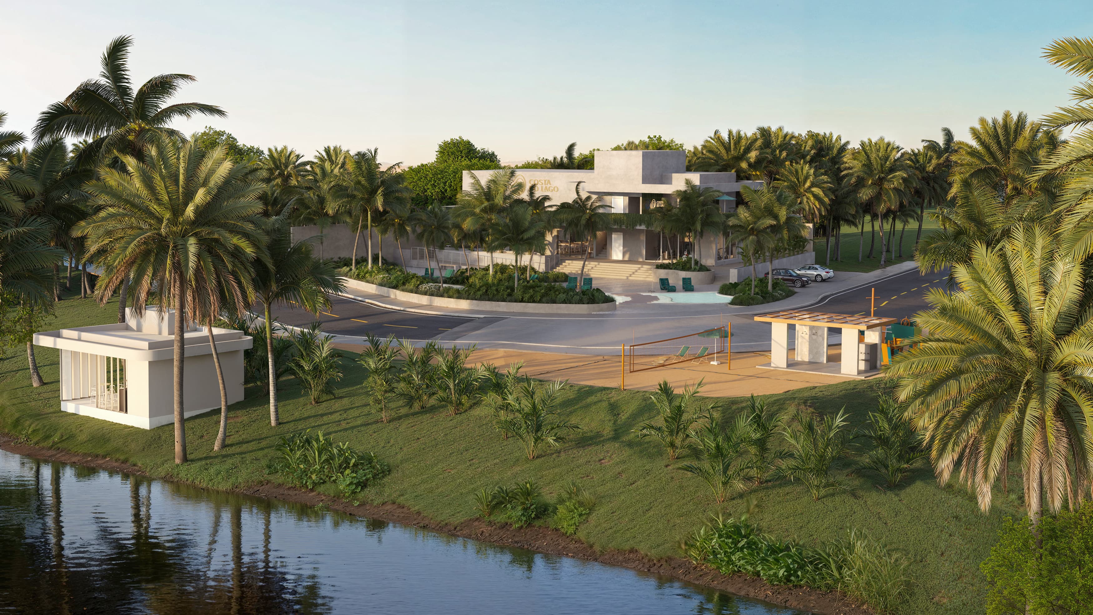 Complexo residencial moderno